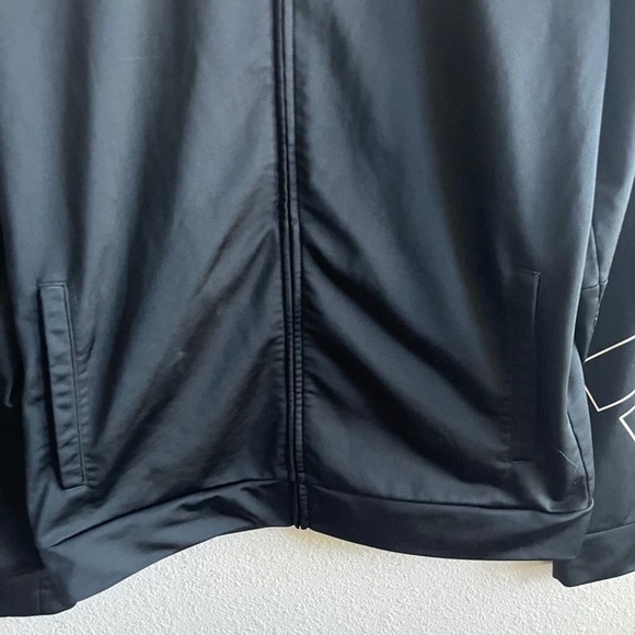 Adidas Boy's Iconic Tiricot Black Full Zip Jacket Size XL (18/20) Style AP5497 - Picture 2 of 9